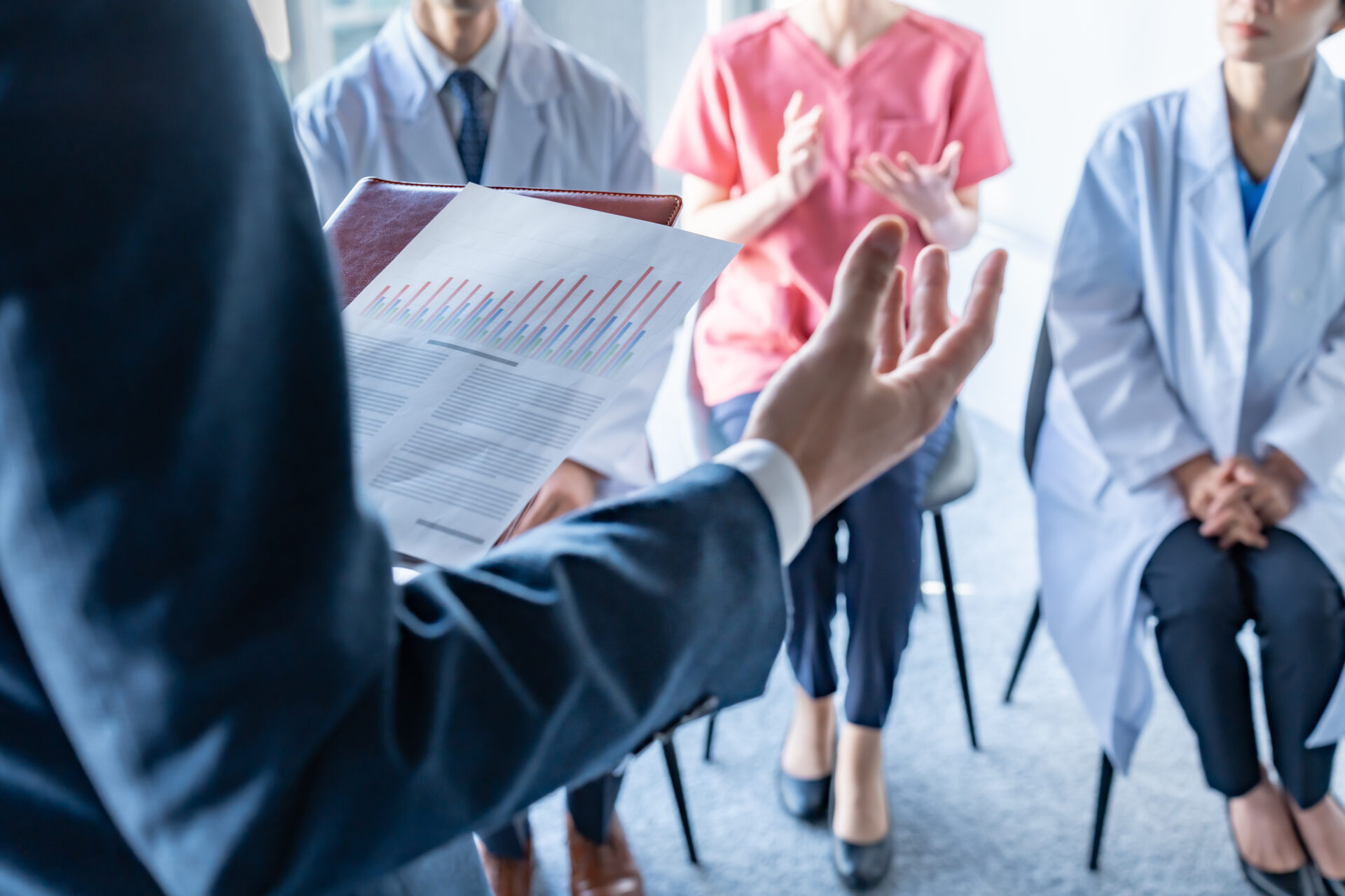 目指す支援の講義の写真