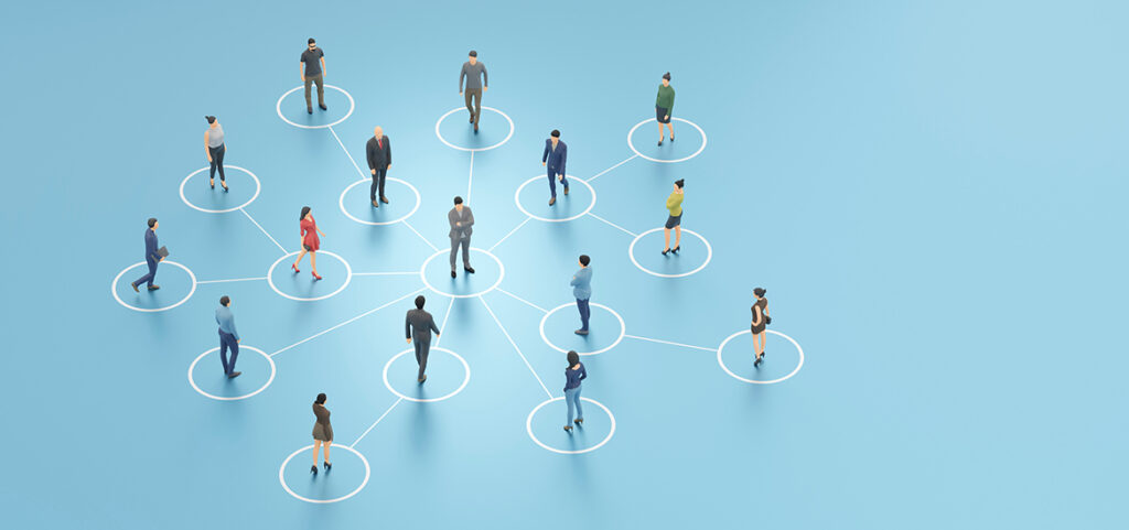 人のつながりに悩む人のイメージ